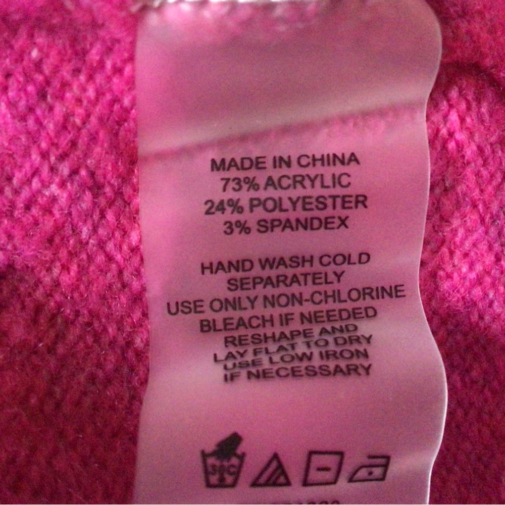 Vince Camuto weekend Vibes Sweater, Pink, Small - Picture 5 of 6